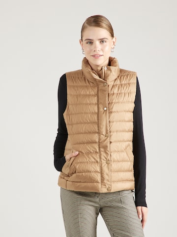 Gilet GANT en beige : devant