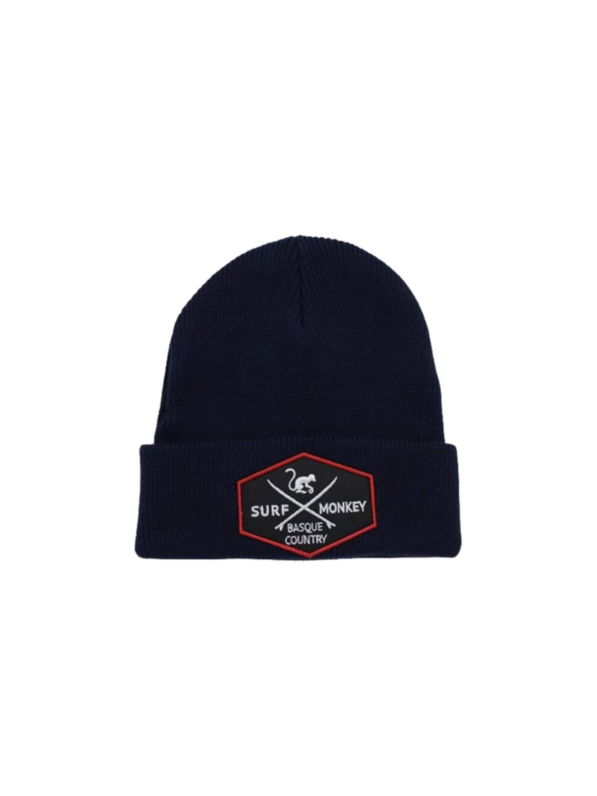 Berretto di Surf Monkey in blu: frontale