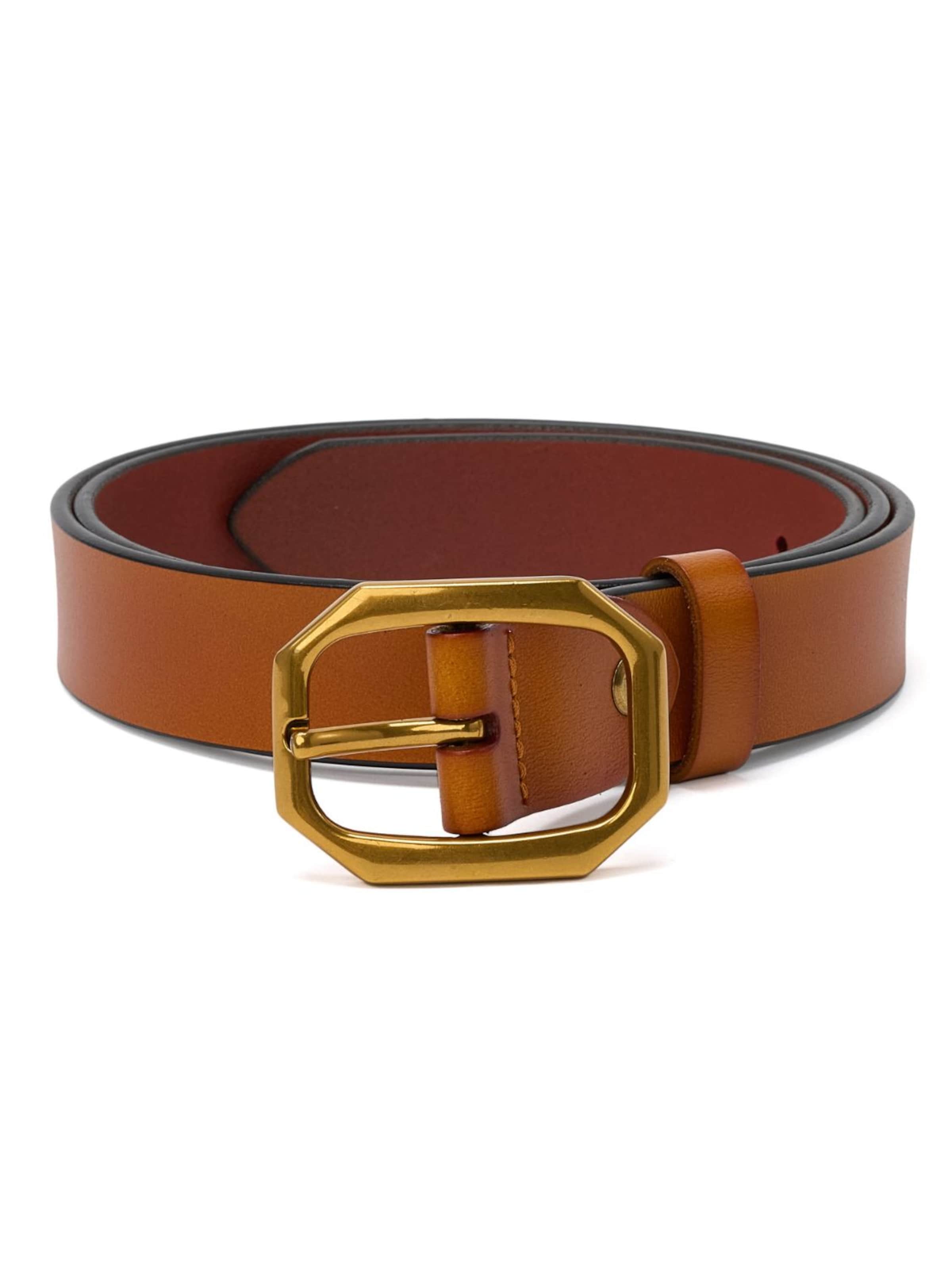 jolar Belt 'ELEGENT GOLD' in Brown: front