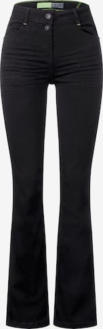 CECIL Boot cut Jeans in Black: front
