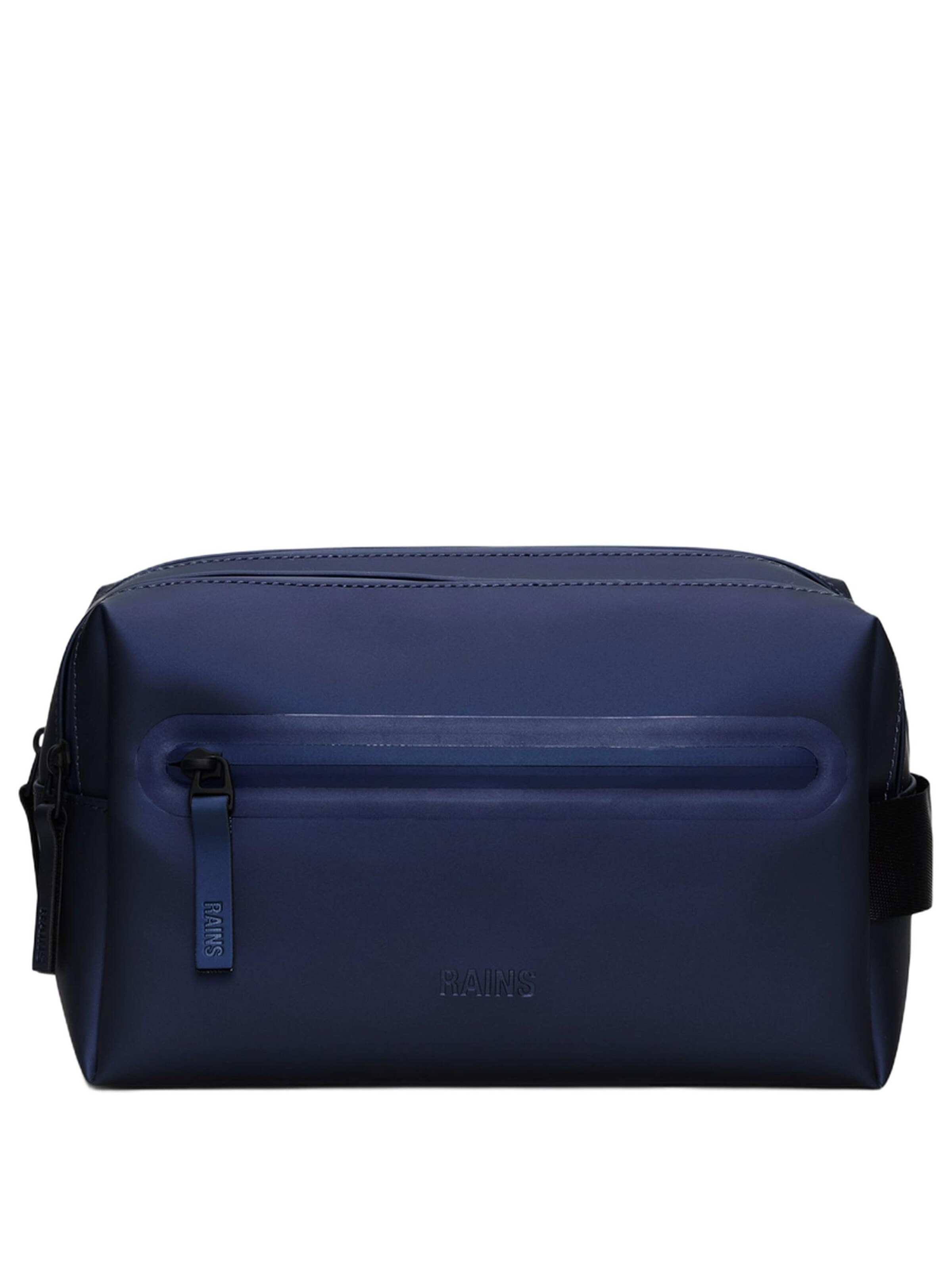 RAINS Toiletry Bag in Blue: front