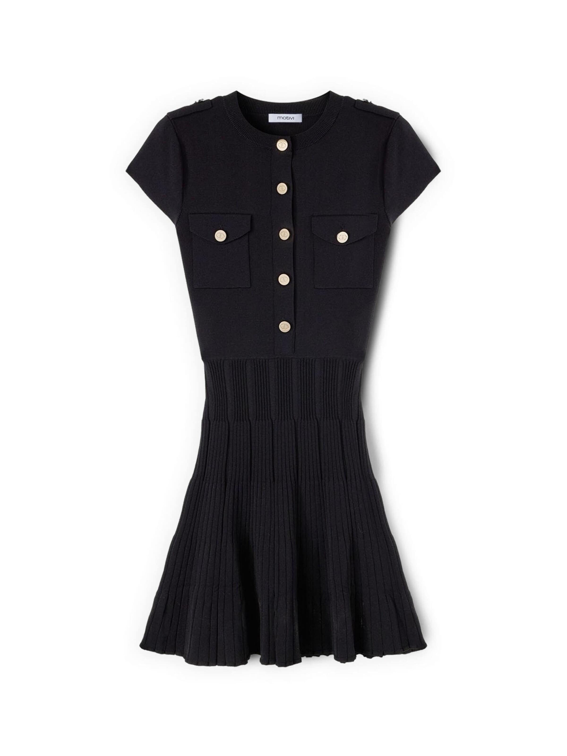 MOTIVI - Vestido en negro: frente