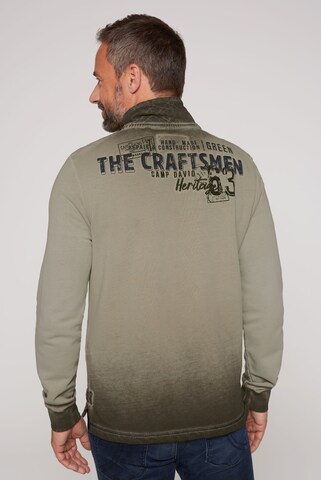 Sweat-shirt 'The Craftsmen' CAMP DAVID en vert