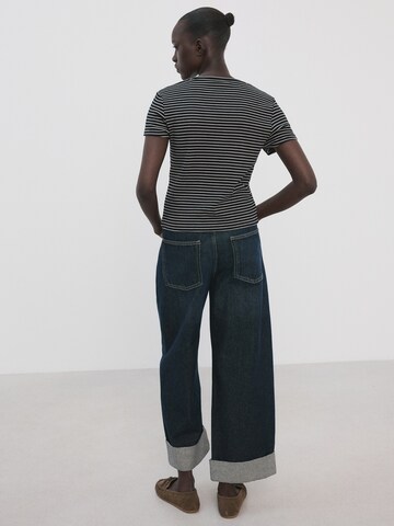 MANGO Majica 'LAZI' | modra barva