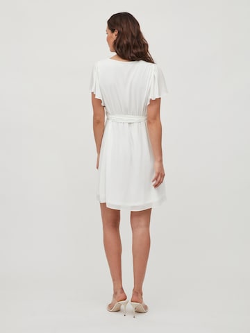 VILA فستان 'Micada' بلون أبيض