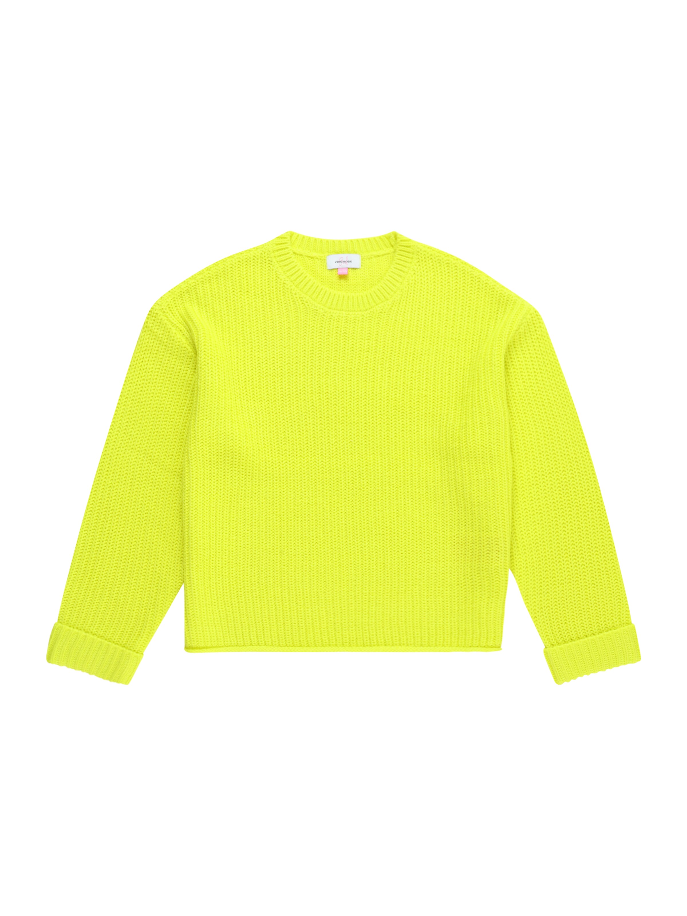 Vero Moda Girl Pullover 'SAYLA' in Gelb: Vorderseite