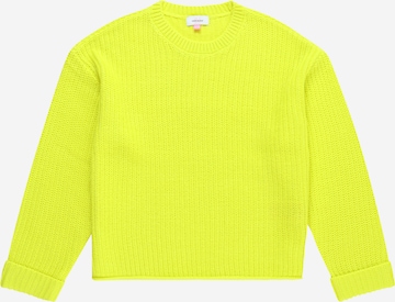 Pull-over 'SAYLA' Vero Moda Girl en jaune : devant