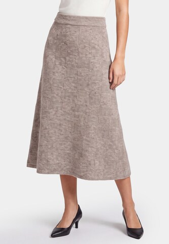 Jupe usha BLACK LABEL en beige : devant