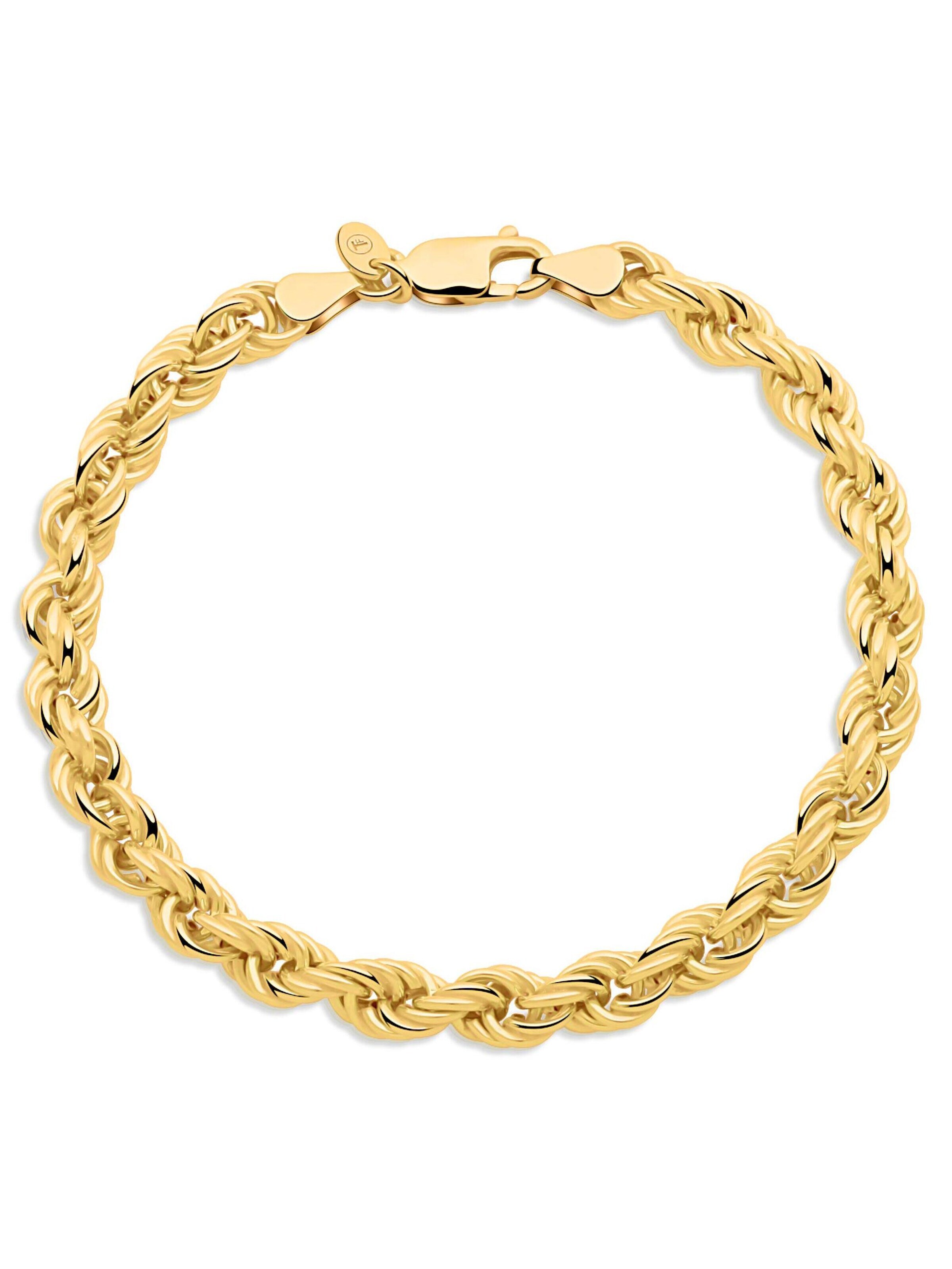 Tony Fein Armband 'Kordel'‌‌ in Gold: Vorderseite