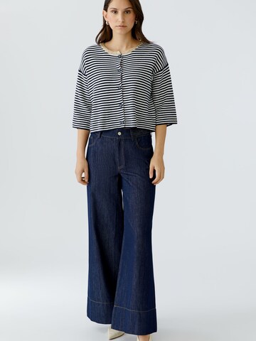 OUI Strickjacke in Blau