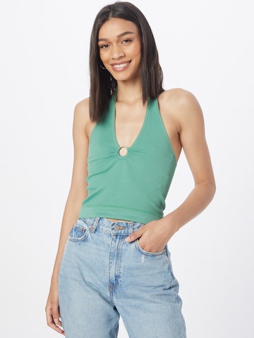 Top di BDG Urban Outfitters in verde: frontale