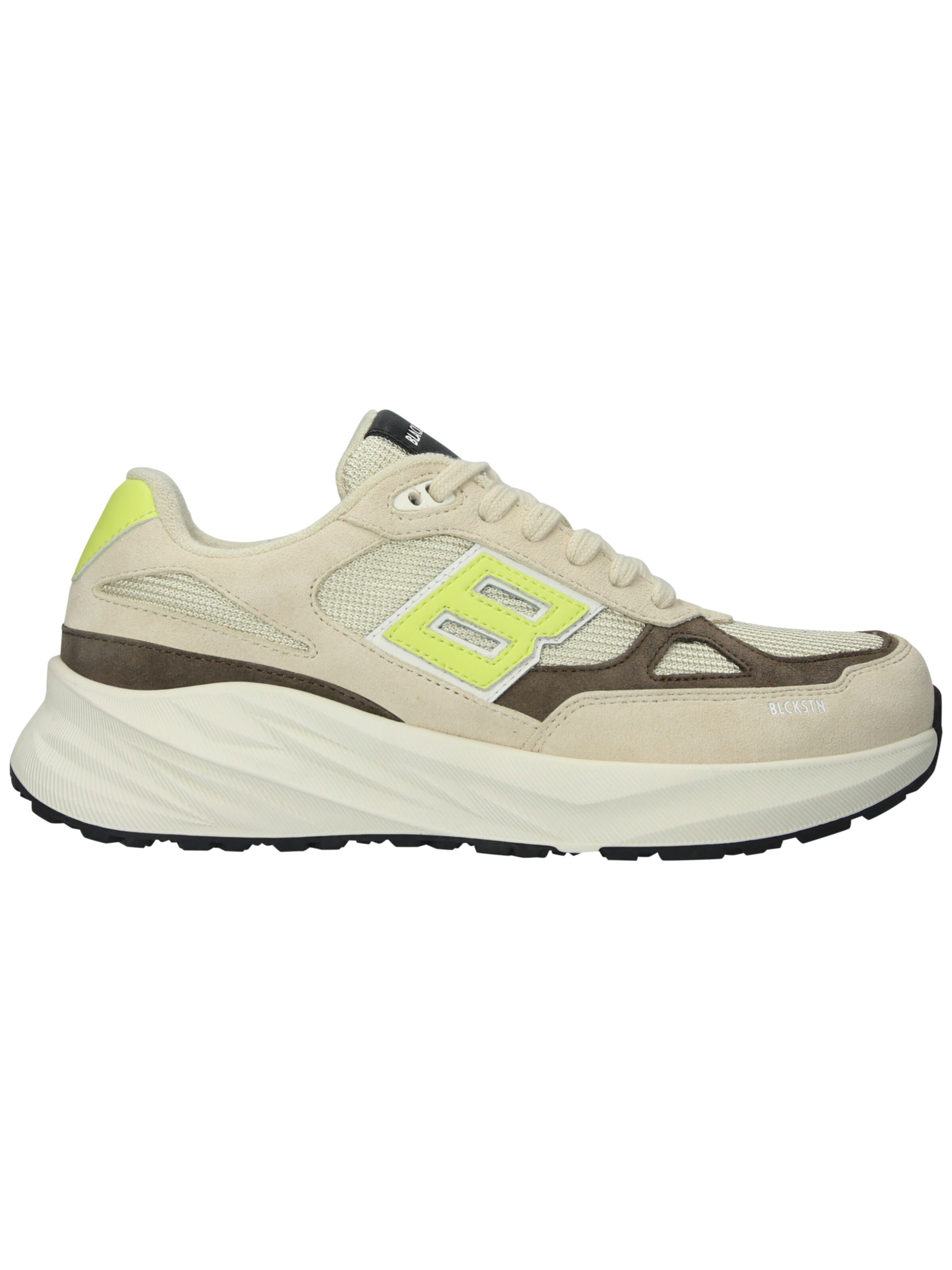 BLACKSTONE - Zapatillas deportivas bajas 'FLINT MOSS' en beige: frente