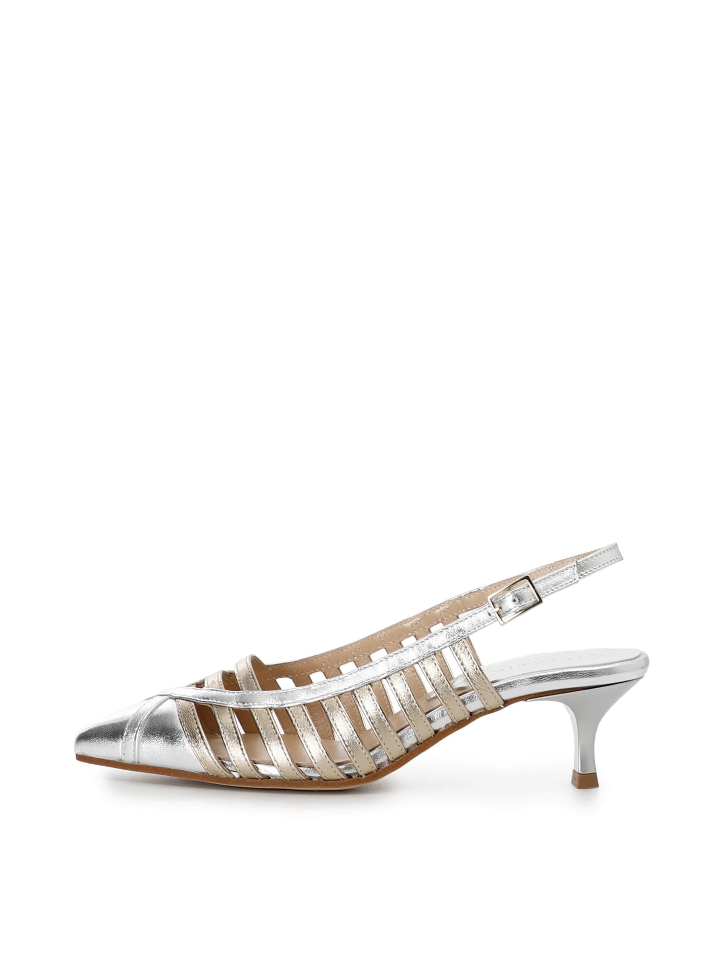 Décolleté di CAFè NOIR in argento: frontale