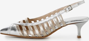 CAFè NOIR Pumps in Zilver: voorkant