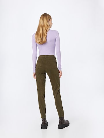 MORE & MORE Slim fit Pants in Green