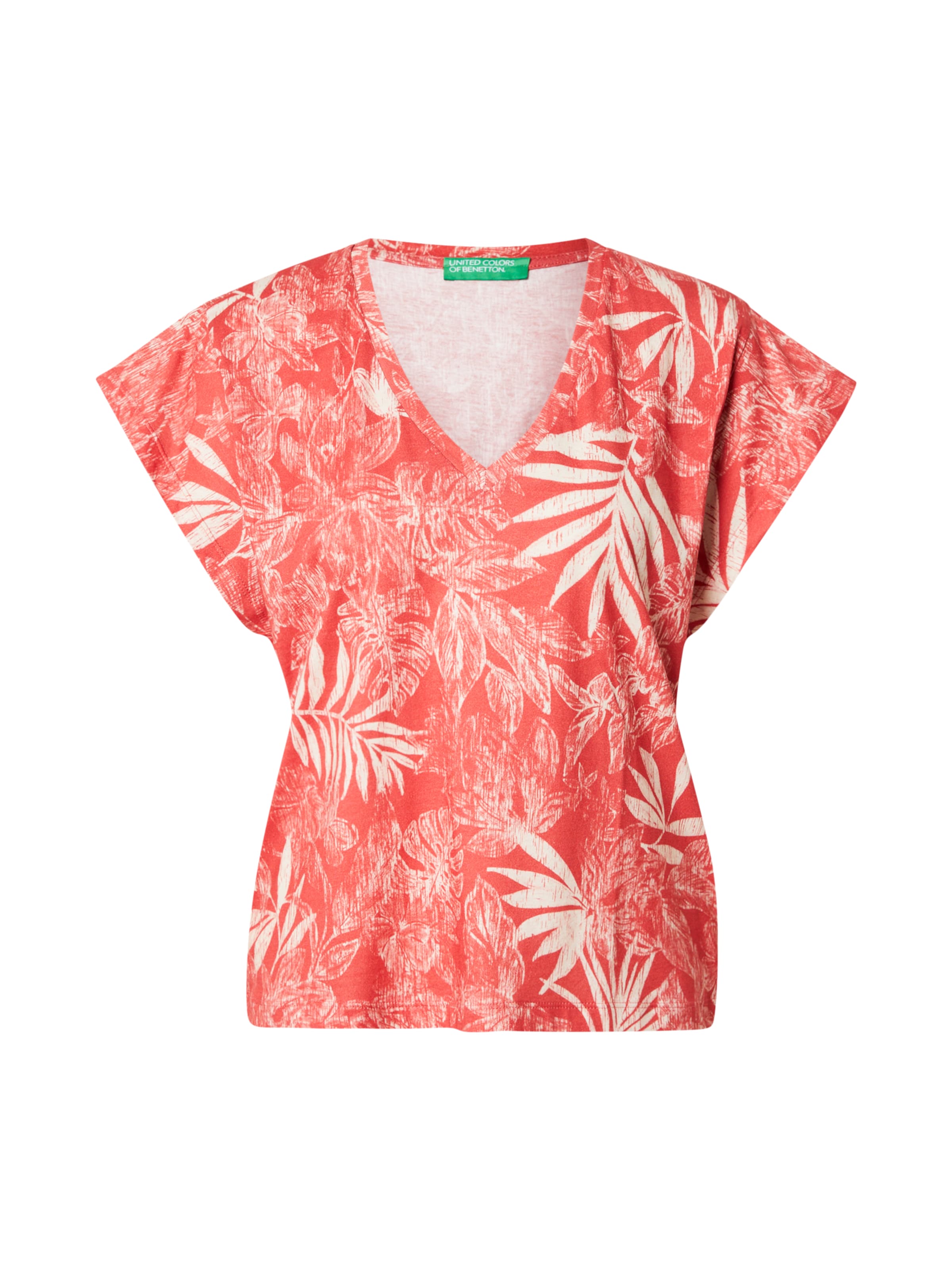 UNITED COLORS OF BENETTON - Camisa em laranja: frente