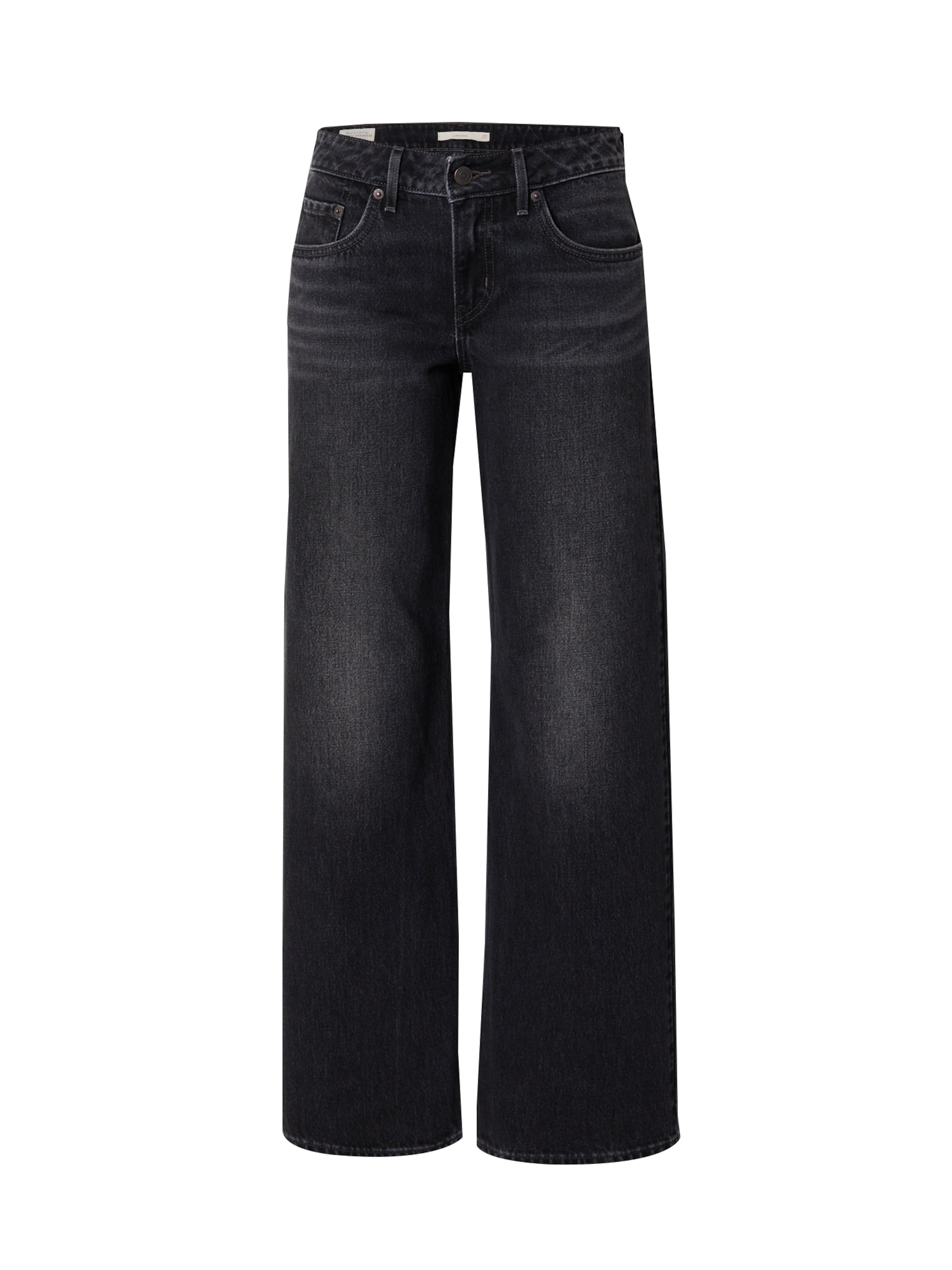 Regular Jeans 'Low Loose' de la LEVI'S ® pe negru: față