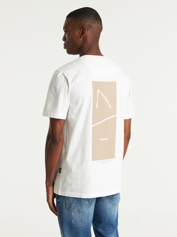 T-Shirt 'Trez' CHASIN' en blanc : devant