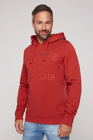 CAMP DAVID Sweatshirt in Rot: predná strana