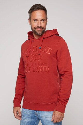 CAMP DAVID Sweatshirt in Rot: predná strana