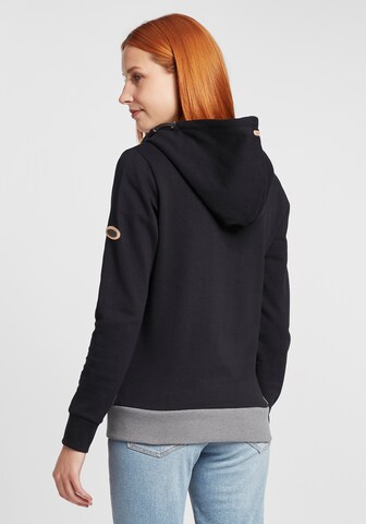 Oxmo Zip-Up Hoodie in Black