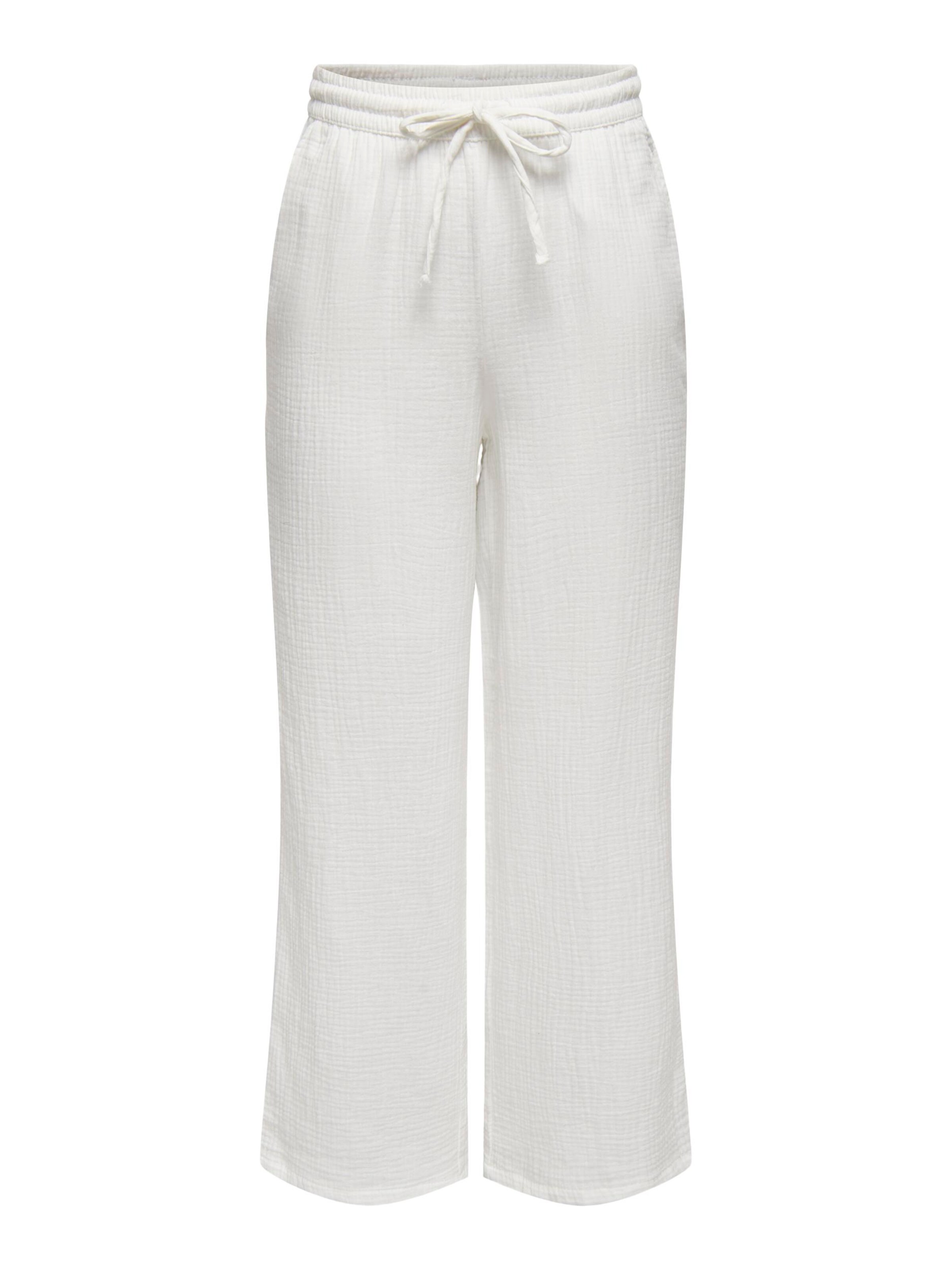 Pantalon 'THYRA' ONLY en blanc : devant