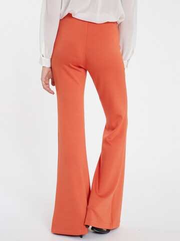 Ana Alcazar Boot cut Trousers 'Segoja' in Orange