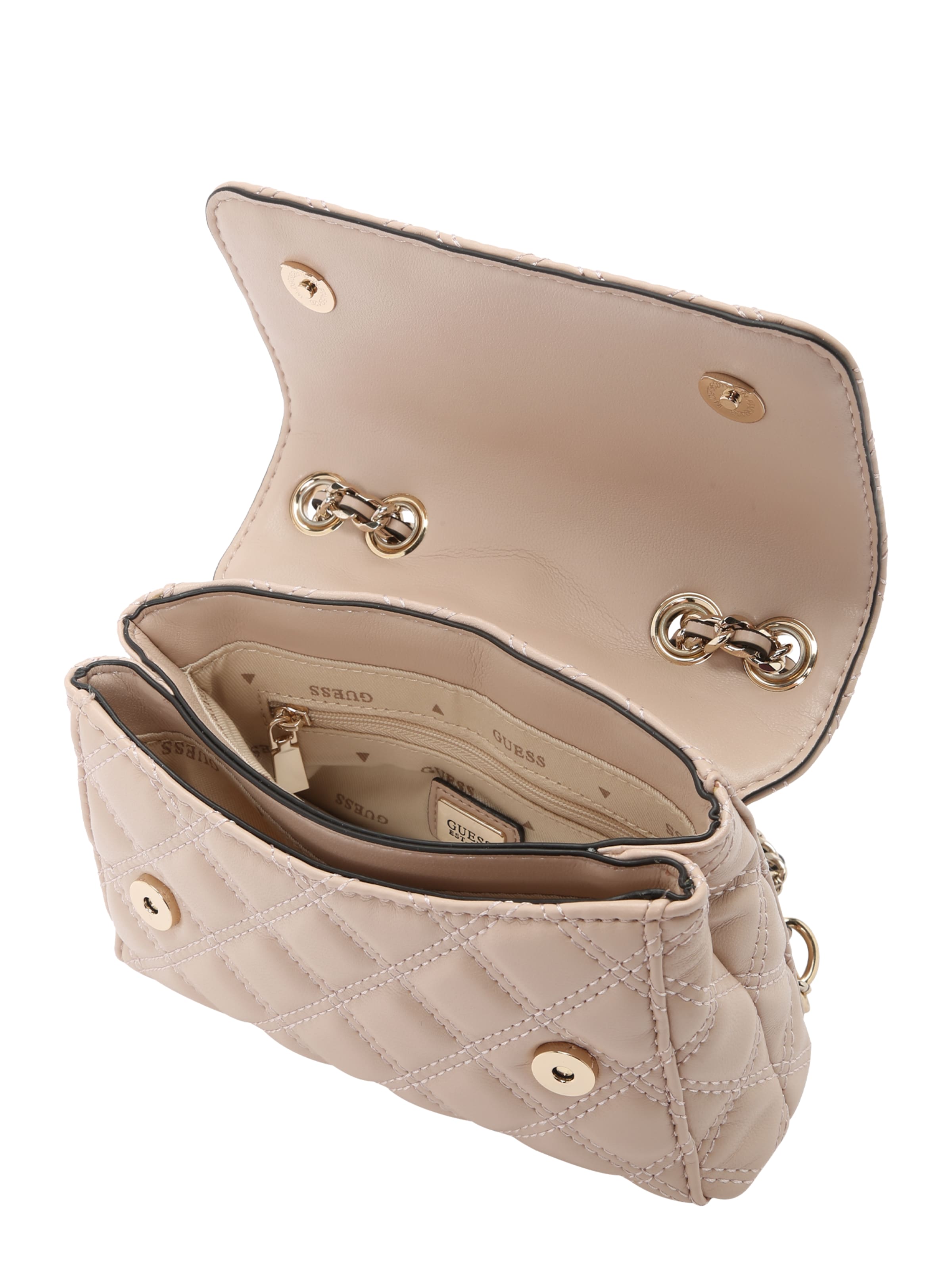 GUESS Torba na ramię 'Giully' w kolorze różowy