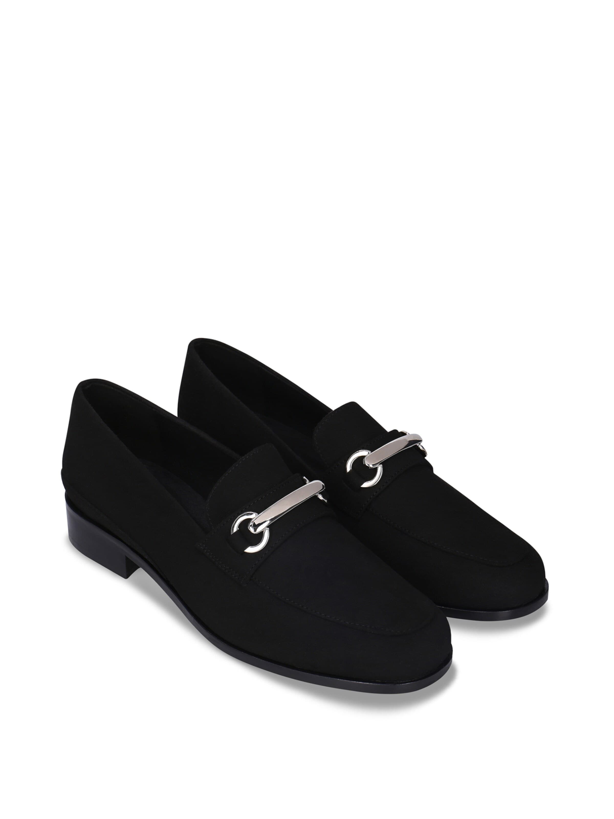 nae Vegan Shoes Pantofle 'ANNE' w kolorze czarny