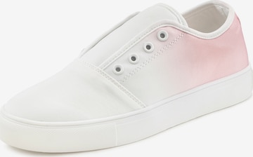 LASCANA Sneakers low i hvit: forside