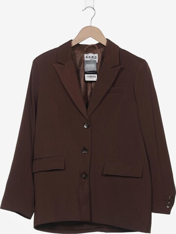 NA-KD Blazer in XS in Brown: front