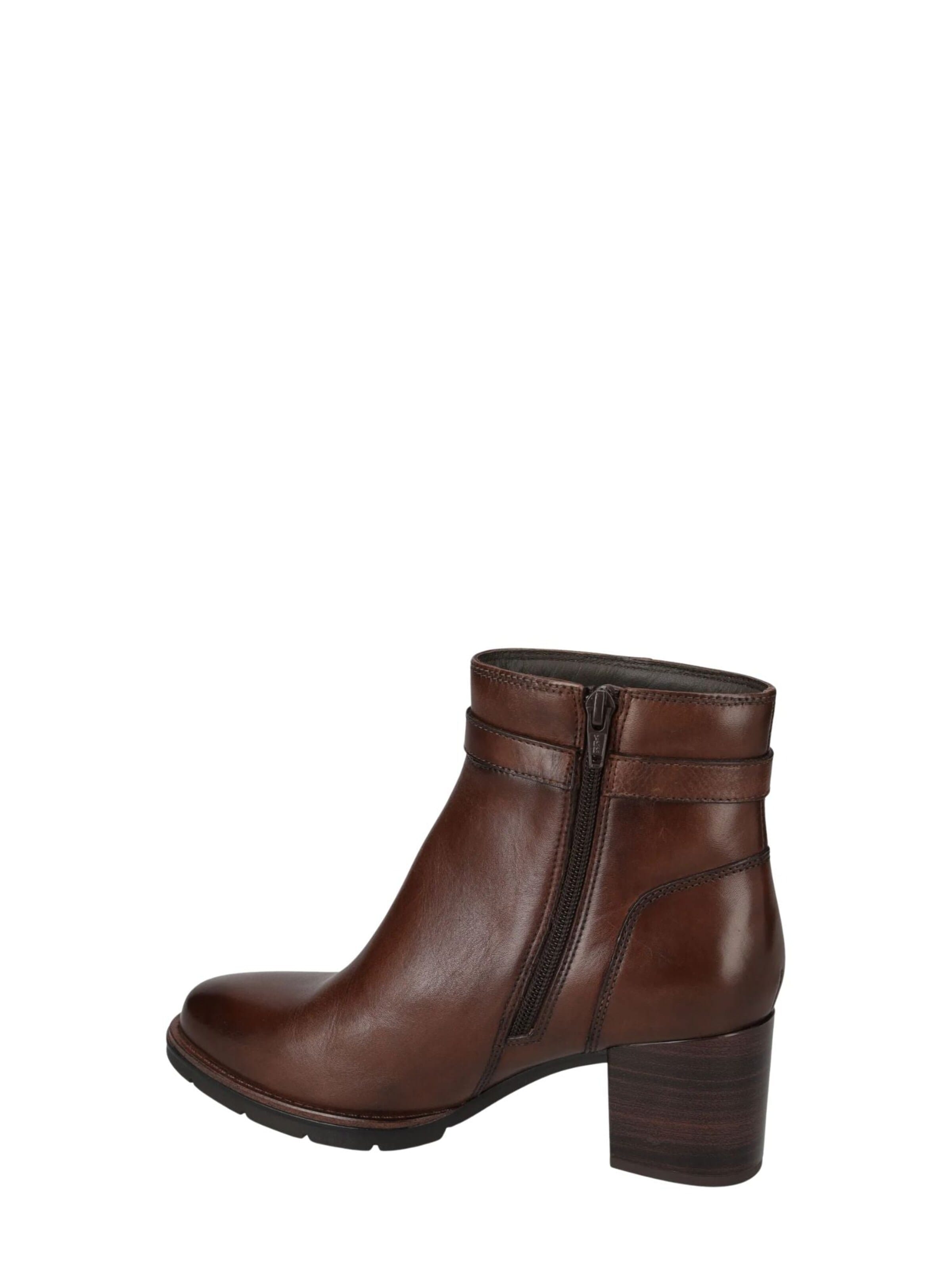 Ankle boots 'Valleverde Tronchetto Nero' di Valleverde in marrone