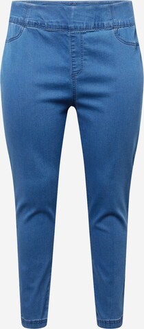 Fransa Curve Skinny Jeggings 'Mally' i blå: forside