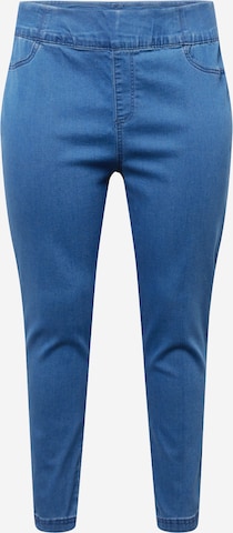 Fransa Curve Skinny Jeggings 'Mally' in Blue: front