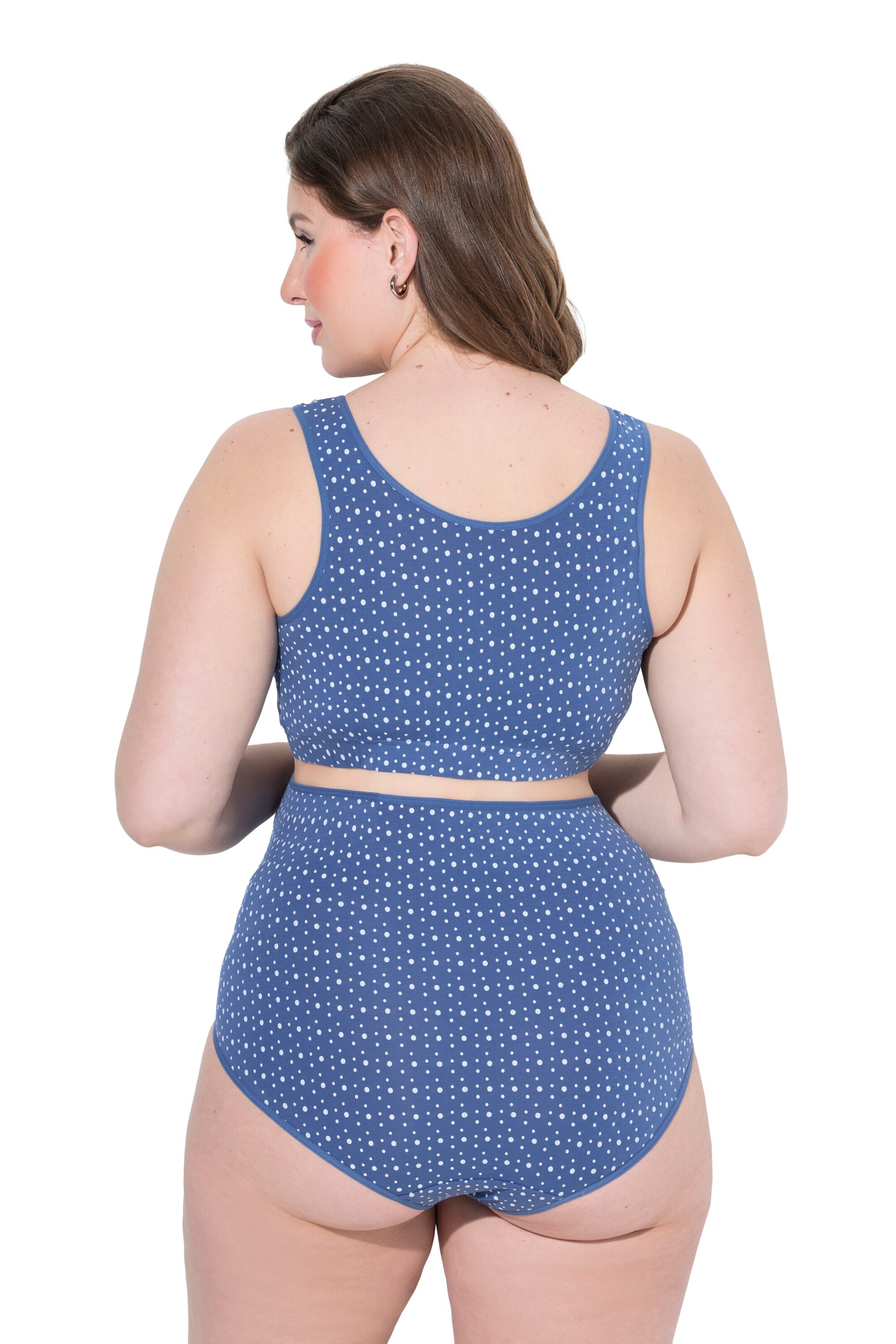 Ulla Popken T-Shirt BH in Blau