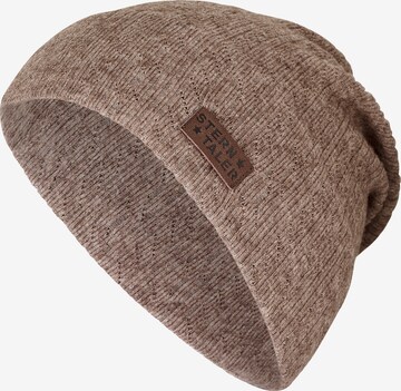 STERNTALER Beanie in Brown: front