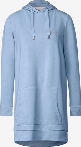 STREET ONE Sweatshirt in Blauw: voorkant