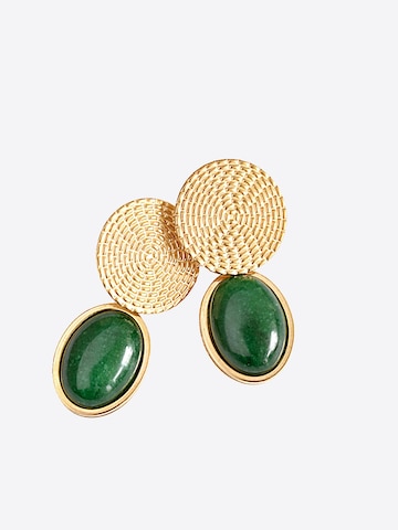 PUABI Earrings 'Natika' in Green