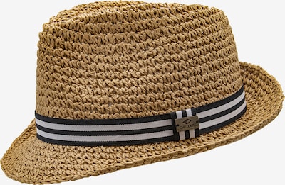 Pălărie 'Honalo' chillouts pe maro deschis / negru / alb, Vizualizare produs