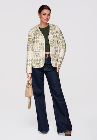 Ombre Between-season jacket in White