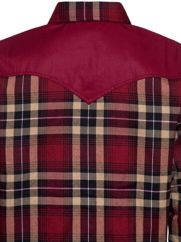 King Kerosin Regular Fit Hemd in Rot