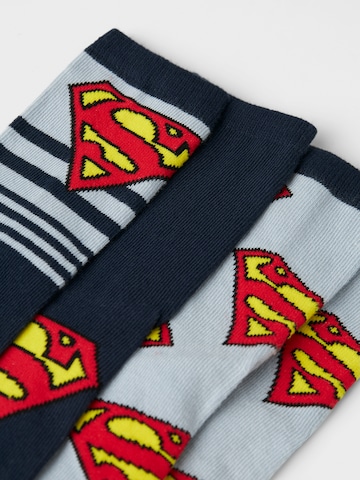NAME IT Socken 'NMMJASPER SUPERMAN' in Blau