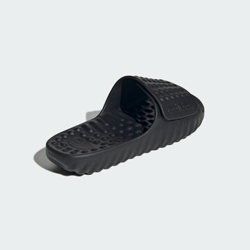 melns ADIDAS SPORTSWEAR Ādas čības 'Adissage'