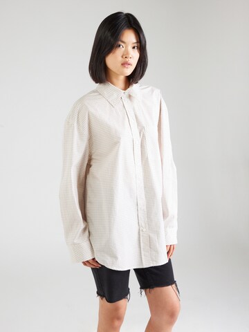 Chemisier Monki en blanc : devant