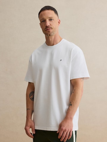 DAN FOX APPAREL Shirt 'Emilian' in Weiß: Vorderseite
