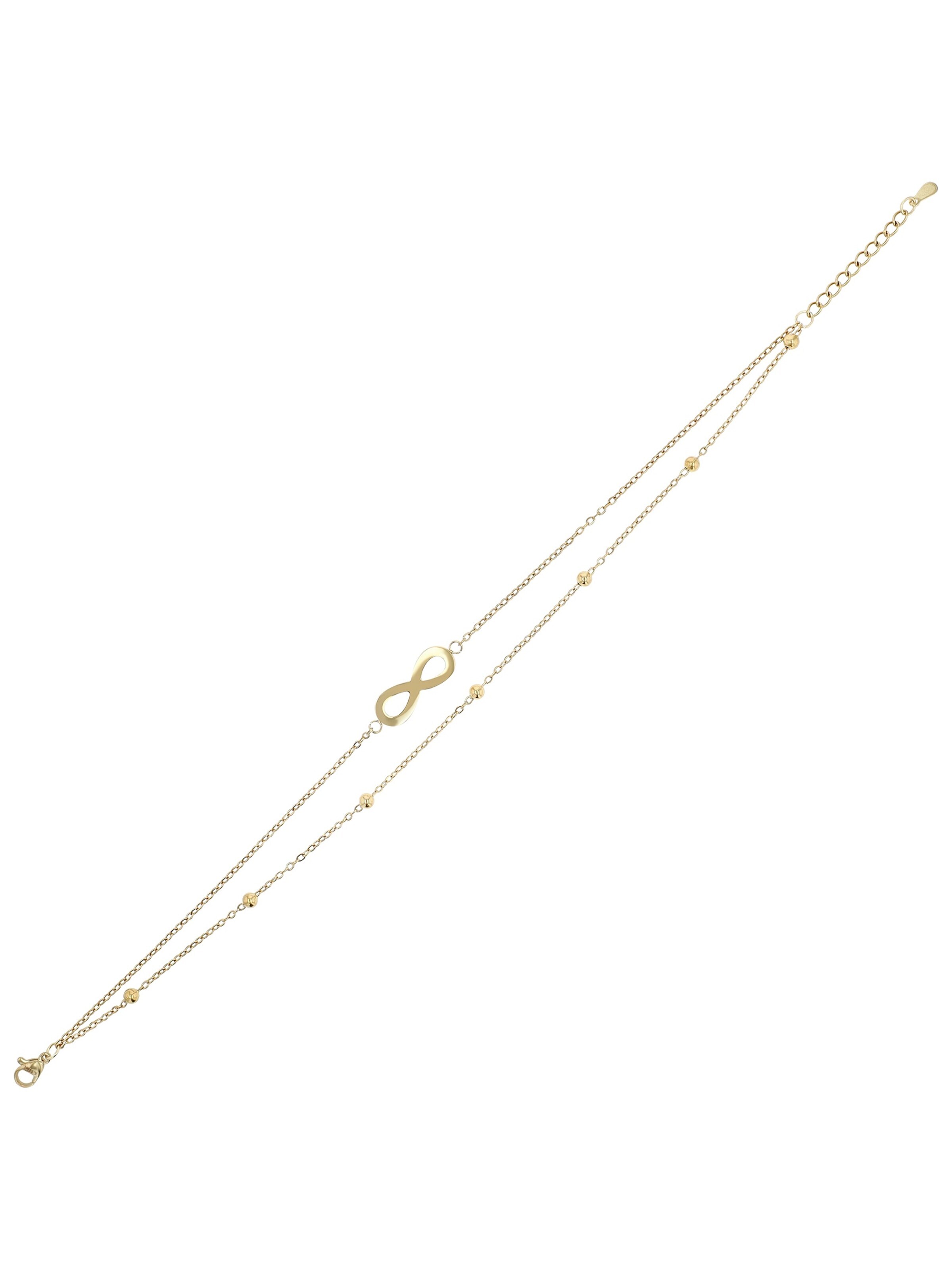 Akzent Fußschmuck 'Irena, langlebig'‌‌‌‌‌‌‌ in Gold: Vorderseite