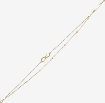 Akzent Fußschmuck 'Irena, langlebig' in Gold: Vorderseite