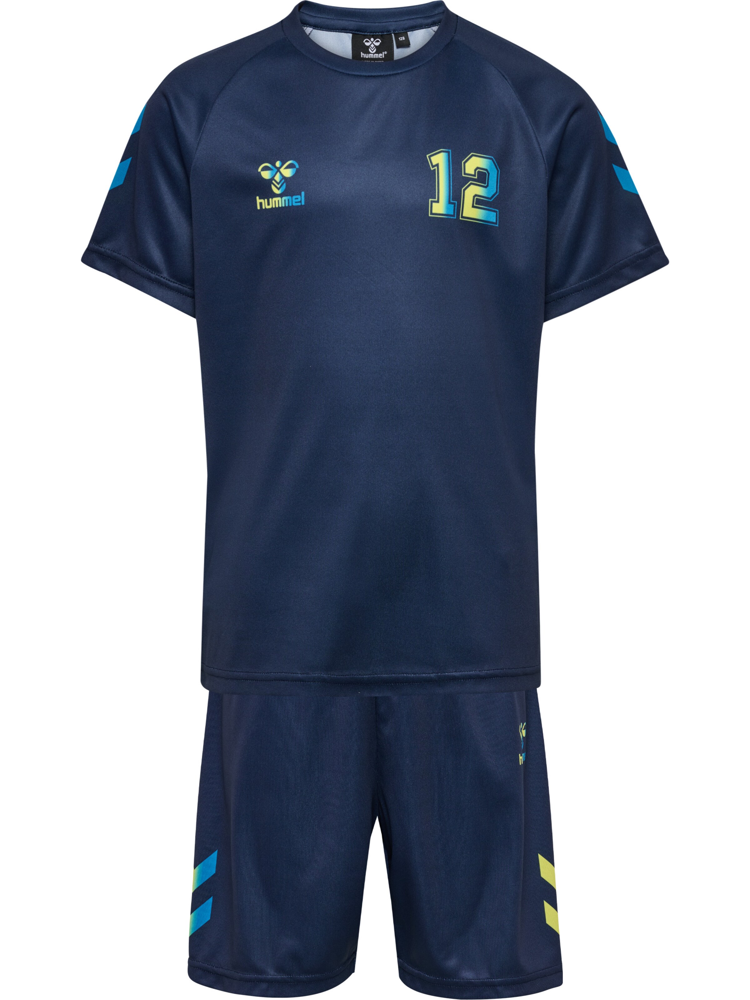 Hummel Set in Blauw: voorkant