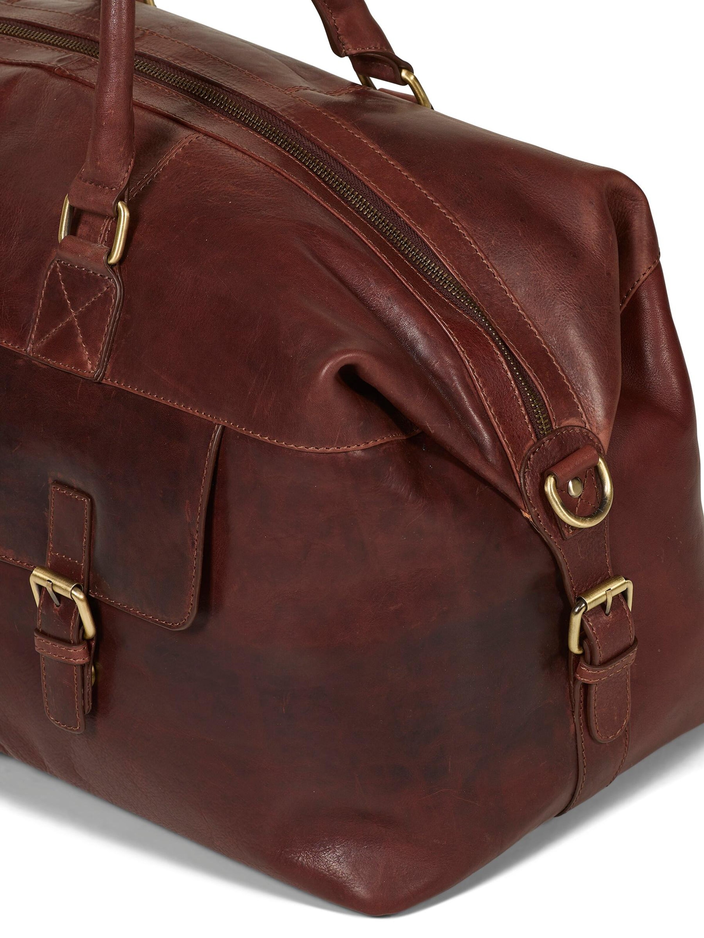 Borsa weekend 'Weekend Bag Walter Brown' di Howard London in marrone