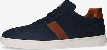 Baskets basses MANFIELD en bleu : devant